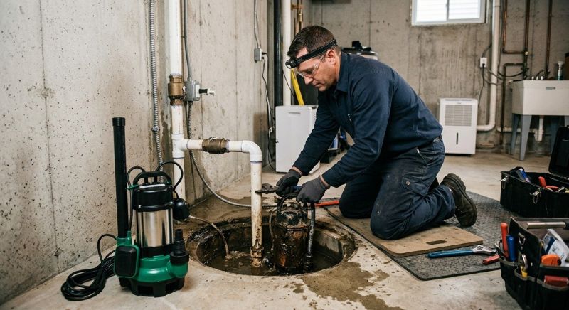 Basement Drainage Installation in Huntsville, AL