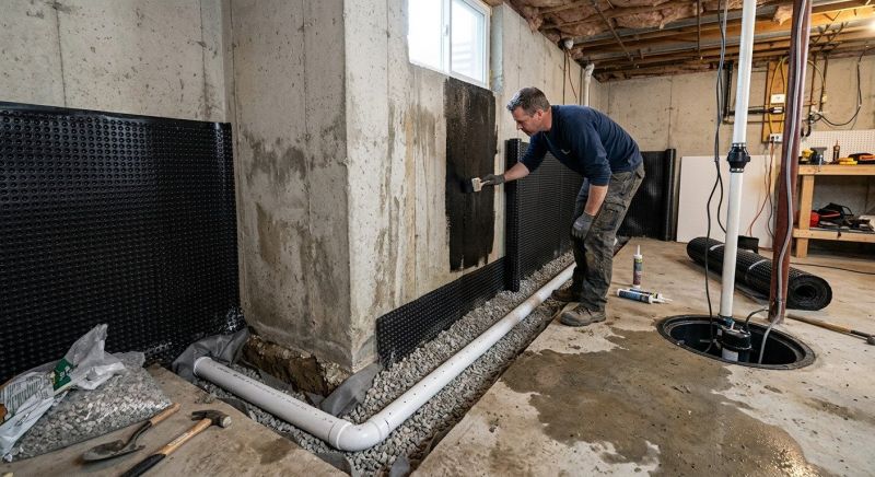 Basement Seepage Repair in Tuscaloosa, AL