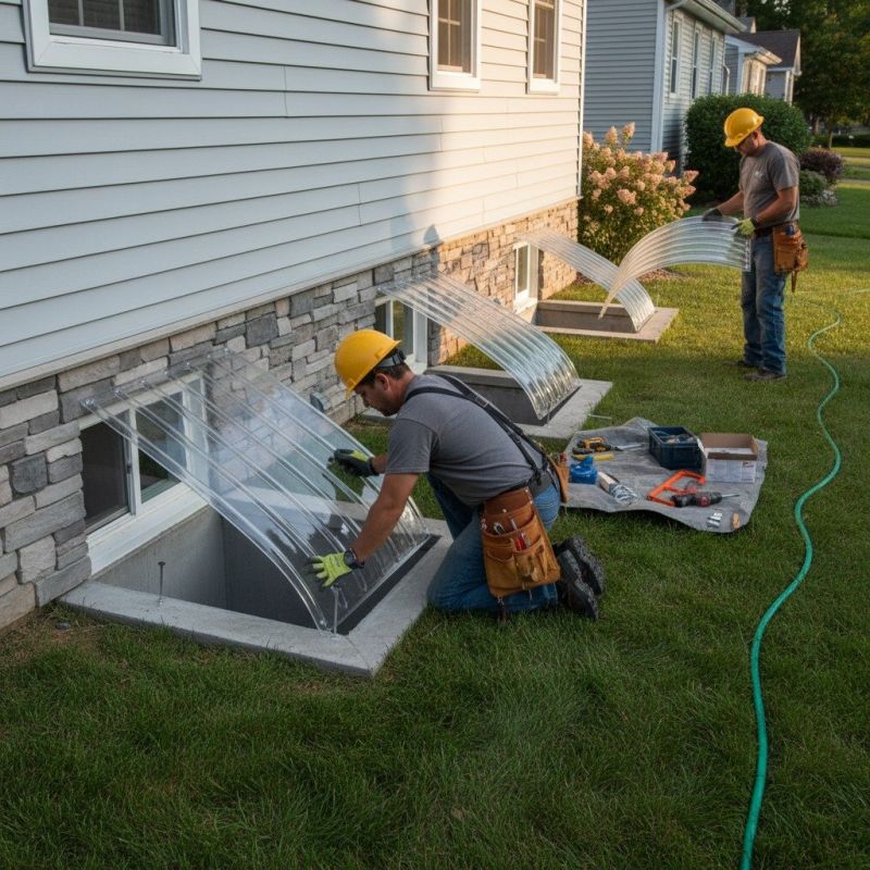 Window Well Covers Installation