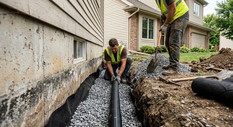 French Drain Clearing in Birmingham, AL