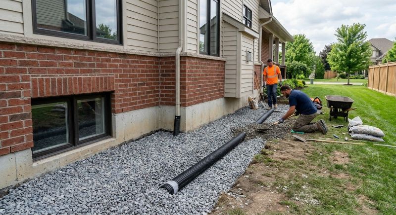 French Drain Installation in Tuscaloosa, AL